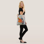 Tote Bag Cœurs de Lapin Blanc Alice Classique (Sur le modèle)