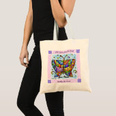 Tote Bag Cœurs de papillon (Devant (produit))