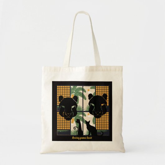 Tote Bag Coeurs de pomme (Devant)