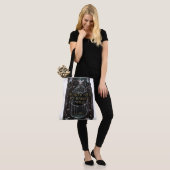 Tote Bag Coeurs détenus par Barbed Wire Fourre-tout (Sur le modèle)