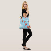 Tote Bag Cœurs en ascension (Sur le modèle)