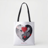 Tote Bag Coeurs enchantés (Devant)