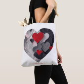 Tote Bag Coeurs enchantés (De près)