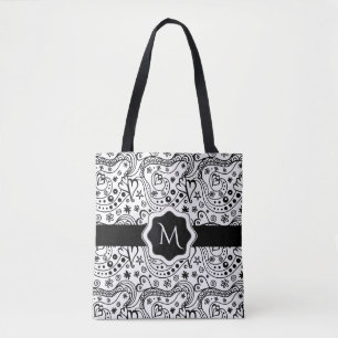 Tote Bag Coeurs et motif personnalisés à la mode de