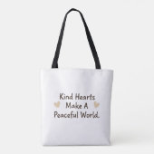 Tote Bag Cœurs Gentils (Dos)