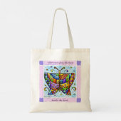 Tote Bag Coeurs papillons (Dos)