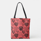 Tote Bag Coeurs répétitifs (Dos)
