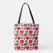 Tote Bag Coeurs répétitifs (Dos)