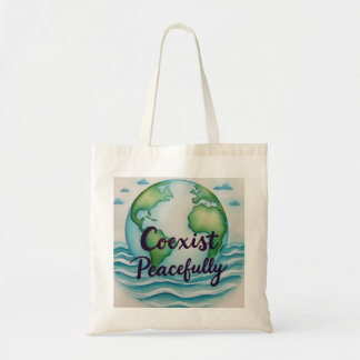 Tote Bag CoexisterPacifiquement