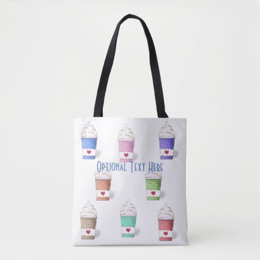 Tote Bag Coffee Cups (Devant)