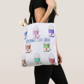 Tote Bag Coffee Cups (De près)