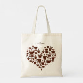 Tote Bag Coffee Lover Heart Thunder_Cove (Dos)