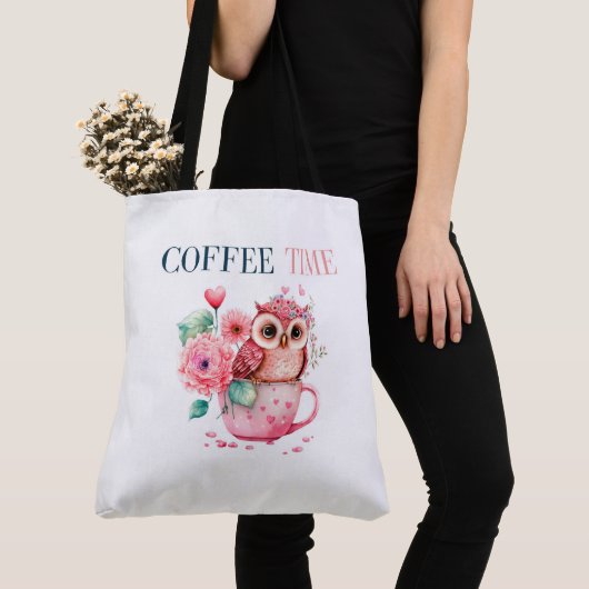 Tote Bag Coffee Time (De près)