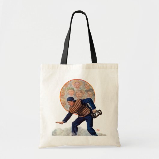 Tote Bag Coffre-fort au plat (Devant)