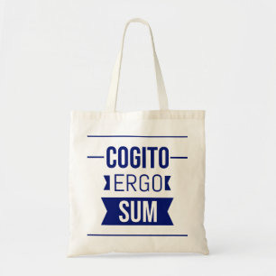 Tote Bag Cogito ergo sum - phrase latine