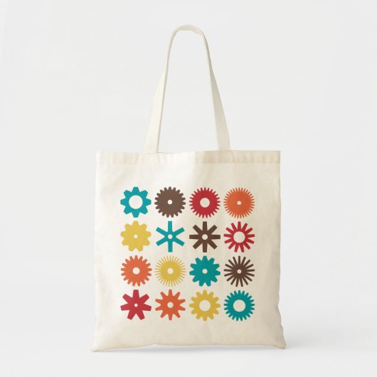 Tote Bag Cogs - Couleurs 02 (Devant)