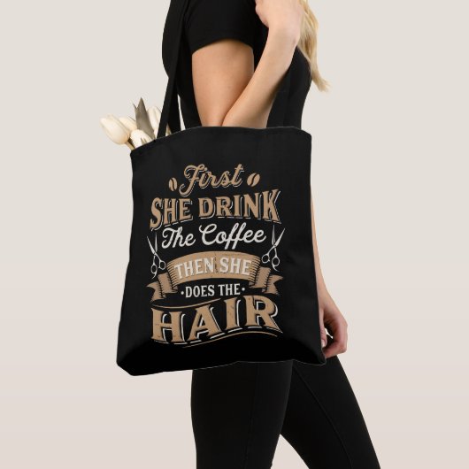 Tote Bag Coiffeur Coiffeur Cadeau (De près)