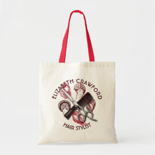Tote Bag Coiffeur de coiffeur ou salon de beauté avec le