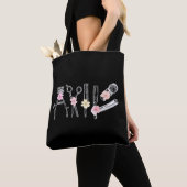 Tote Bag Coiffeur floral coiffeur coiffeur Barbier Outils F (De près)
