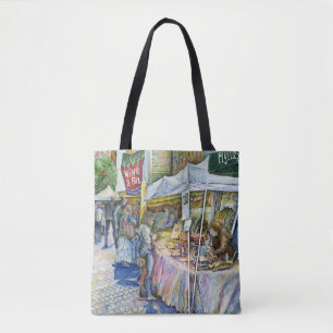 Tote Bag Coin de Flying Pig Farm et Wine a Bit.
