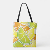 Tote Bag Coincés d'agrumes funky (Dos)
