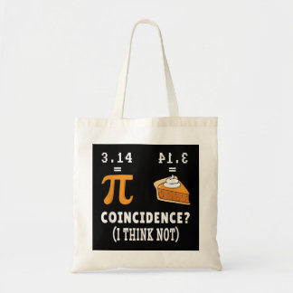 Tote Bag Coïncidence Pas Pi Pie Math Mème Math Geek Nerd Pi