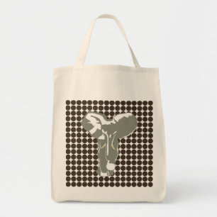 Tote Bag Cola Safari point avec Pop Art Elephant