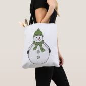Tote Bag Cold snowman (De près)