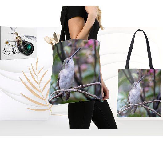 Tote Bag Colibri à gorge rubis