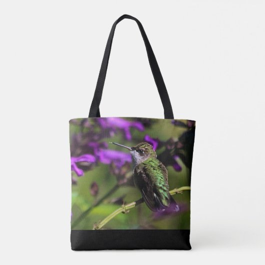 Tote Bag Colibri à gorge rubis Fourre-tout (Dos)