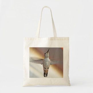 Tote Bag Colibri à la fleur de lin