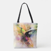 Tote Bag Colibri à l'aquarelle (Dos)