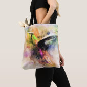 Tote Bag Colibri à l'aquarelle (De près)