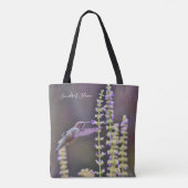 Tote Bag Colibri - bruits de silence (Dos)