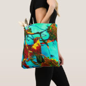 Tote Bag Colibri coloré (De près)