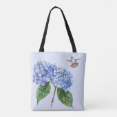 Tote Bag Colibri et Hydrangea (Dos)