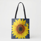 Tote Bag Colibri et tournesol (Devant)