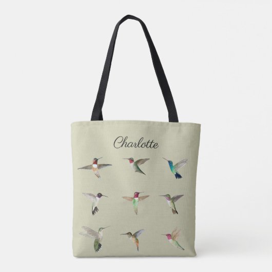 Tote Bag Colibri nord-américain (Dos)