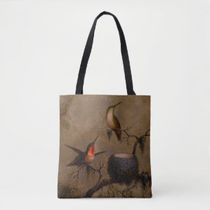 Tote Bag Colibri oiseau nid victorien de la haie