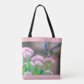 Tote Bag Colibri Parmi Les Fleurs (Dos)