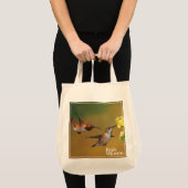 Tote Bag Colibri Rufous de flottement (Devant (produit))