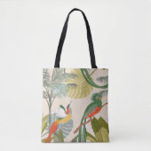 Tote Bag Colibri volant coloré (Devant)