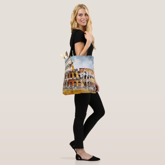 Tote Bag Colisée -Rome Italie  (Sur le modèle)