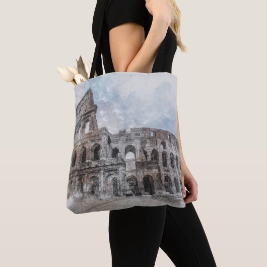 Tote Bag Colisée Rome Italie (De près)