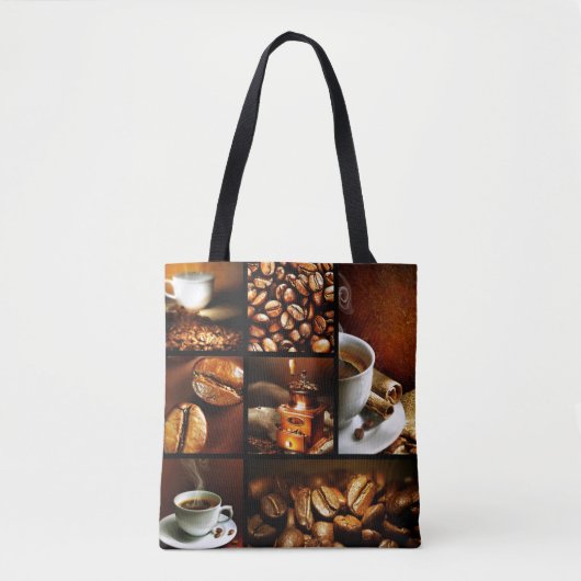 Tote Bag Collage 2 de café (Devant)