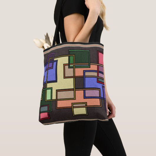 Tote Bag Collage carré : (De près)