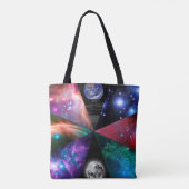 Tote Bag Collage d'astronomie (Dos)