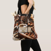 Tote Bag Collage de café (De près)