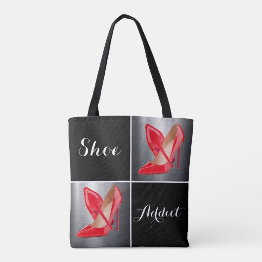 Tote Bag Collage de chaussures Red High Heels (Dos)