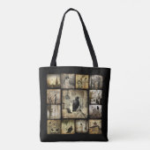Tote Bag Collage de corneille (Dos)